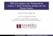 OIM 413 Logistics and Transportation Lecture 7: … · OIM 413 Logistics and Transportation Lecture 7: Basic Sensitivity Analysis and the Braess Paradox Professor Anna Nagurney John