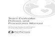 Team Evaluator Policies and Procedures Manual · Team Evaluator Policies and Procedures Manual Pet Partners Therapy Animal Program For Animal-Assisted Interventions