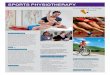 SPORTS PHYSIOTHERAPY - Professionsh¸jskolen .SPORTS PHYSIOTHERAPY ECTS KEY COMPONENTS 10 ECTS 20