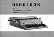 Handbook for Smith-Corona Operators - Xavier …site.xavier.edu/polt/typewriters/SmithCoronaModel88Manual.pdf · "Railroad Manila" is cheap and is used extensively for office copies
