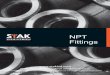 Section 6 NPT High Pressure Fittings Fittings - … fittings.pdf · High Pressure Fittings ... Outside NPS 1/8 4 (6mm-100mm) Rating: Threaded End ... British Standard Taper Threads