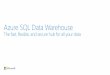 Introduction to Azure SQL Data Warehouse · Optimize cost by scaling compute and storage independently, automatic scale, pause & resume Meet your unique business needs with a composable