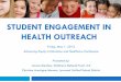 STUDENT ENGAGEMENT IN HEALTH OUTREACH · STUDENT ENGAGEMENT IN HEALTH OUTREACH Friday, May 1, ... Increase economic security and peace of mind for ... bring awareness to Drug/Alcohol