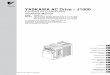 YASKAWA AC Drive – J1000 - Brammer · YASKAWA AC Drive – J1000 Compact V/f Control Drive Technical Manual Type: CIMR-JC Model: 200 V Class, Single-Phase Input: 0.1 to 2.2 kW 200