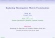 Exploring Nonnegative Matrix Factorization .Introduction SNMF motivation Sparse NMF BPDN solvers