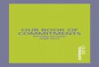 OUR BOOK OF COMMITMENTS - Centennial College · 1 WHAT’S IN A BOOK? ... INTRODUCING OUR NEW COMMITMENTS: 1. ... In 2009, we published the first edition of Our Book of Commitments,