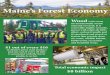 Maine’s Forest Economymaineforest.org/wp-content/uploads/2013/09/Maines-forest-economy.… · Th is report was produced by ... Total exports (see details below) $885 million, Maine’s