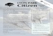LYON PARK Citizen - Lyon Park – Arlington, VA · Michael O’Connor (703) 525-3469 ... piano lessons to students of all ... The Lyon Park Citizen is hand delivered to 2,000 homes