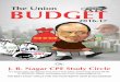 The Union BUDGET - J B NAGAR CPE STUDY …jbnagarca.org/wp-content/uploads/2016/03/Budget-Book-2016.pdf · The Union 2016-17 B-1, ... J. B. Nagar CPE Study Circle INFRASTRUCTURE GST