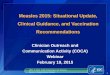 Measles 2015: Situational Update, Clinical Guidance… · Measles 2015: Situational Update, Clinical Guidance, and Vaccination Recommendations Clinician Outreach and Communication