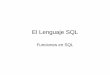 El Lenguaje SQL - ldc.usb.vejtcadenas/BasesDeDatos/PL_SQL/Laminas3.pdf · Eliminación con subconsulta DELETE FROM nombre_tabla WHERE expresion comp subconsulta; 