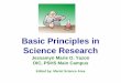 Basic Principles in Science Research - WordPress.com · Basic Principles in Science Research Jessamyn Marie O. Yazon ... Key to well written review of related literature: ... strength