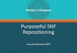 Purposeful SNF - LeadingAge Washingtonleadingagewa.org/wp-content/uploads/Knight-Purposeful-SNF... · Purposeful SNF Repositioning Annual Conference 2017. Agenda •Macroeconomics