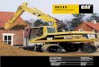 Wheel Excavator - Utilben · Wheel Excavator Cat® 3116 T Engine 98 kW/131 hp ... system can be operated with bio- ... pump interface to help maximize fuel efficiency