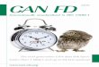 CAN FD 2016 Internationally standardized in ISO 11898-1 · CAN FD - Internationally standardized in ISO 11898-1:2015 The CAN FD data link protocol overcomes the ... (CiA 601 series)
