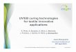 UV/EB curing technologies for textile innovative applications 7 - Cutting Edge... · UV/EB curing technologies for textile innovative applications A. Pinto, ... curable polymeric