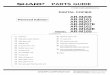 PARTS GUIDE20-%20Manual%20de%20Pe%e7… · SHARP CORPORATION This document has been published to be used for after sales service only. ... AR-M161 AR-M207 AR-M207E AR-M162 AR-M162E