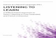 French as a Second Language (FSL): Listening to Learnedugains.ca/resourcesDI/KnowingAndRespondingToLearners/ListeningT… · French as a Second Language (FSL) LISTENING TO LEARN 