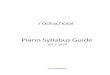 Rockschool - Guitar Syllabus Guide, 2012-2018rockschoolnz.co.nz/wp-content/uploads/2017/03/Rockschool2015Pian… · Piano Grade Examinations are available from Debut to Grade 8 and