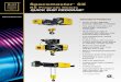 Spacemaster SX - integritycrane.comintegritycrane.com/wp-content/uploads/2016/01/SX-RX-Brochure-b.pdf · Standard Features • Power supply 208/3/60, 230/3/60, 460/3/60 or 575/3/60