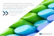 Considerations and Criteria for sustainable PlastiCs …€¦ · Considerations and criteria identified in this report are linked to established principles and tools for sustainable