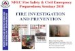 FIRE INVESTIGATION AND PREVENTION …€¦ · PROTECTING BUSINESSES THROUGH FIRE EMERGENCY PREPAREDNESS Major Lim ... Frying chicken and fish for 200 packets of ‘nasi lemak’