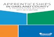 Apprenticeship Book - Oakland County, Michigan · Each apprenticeship listing comes with a job description, hourly and yearly wage projections, ... Apprenticeships offer many important