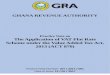 Practice Note on The Application of VAT Flat Rate … Note on VAT Flat Rate Scheme.pdf · 1 GHANA REVENUE AUTHORITY Practice Note on The Application of VAT Flat Rate Scheme under