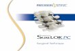 Surgical Technique - Precision Spine · The SureLOK PC is a cervicothoracic system that offers a simple and versatile solution to posterior cervicothoracic fixation. The top loading,