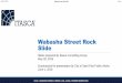 Wabasha Street Rock Slide Assessment · 01.06.2018 · ... 2018 Wabasha Street Rock Slide Slide 1 ... recent and future rock ... 2018 Wabasha Street Rock Slide Slide 13 •Immediate