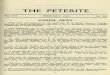 THE PETERITE - St Peter's School, York · THE PETERITE Vol. LVI FEBRUARY, ... Curia 22 The Social Service Unit 22 ... R. J. D. WILSON The Rise A. H. BAKER