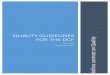 Quality GUIDELINES for the DCF - Europa · QUALITY GUIDELINES FOR THE DCF June, 16 2016 ... 1 – Propose a model for Quality Assurance and quality control framework by setting the