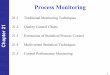 Process Monitoring - UCSB ChE · Chapter 21 Process Monitoring 21.5 Control Performance Monitoring ... normal variable, ... • Control charts can be developed for all three statistics