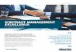 CONTRACT MANAGEMENT EXCELLENCE - …€¦ · EXECUTIVE BRIEF CONTRACT MANAGEMENT EXCELLENCE EFFICIENCY • Drive productivity and proficiency to reduce review and approval times