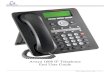 Avaya 1608 IP Telephone End User Guide - .Avaya 1608 IP Telephone . End User Guide . 1608 IP Telephone