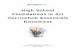 High School Foundations in Art Curriculum Essentials Document - bvsd.org School/HS... · The visual arts help us to make associations and connections through deductive and inductive