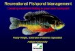 Recreational Pond Management - ACES.edu · wide range of sizes of both bass and bream. These fish should be in good condition, neither overly thin or fat . ... Recreational Pond Management