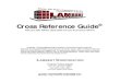 Lambert - Cross-Reference Chart · Cross Reference Guide ... List of Manufacturers Page 1-4 Alphabetical Product Listings Pages 5-46 ... Aquron Corporation Rockwell, 