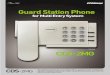 Home Network COMMAX Guard Station Phone for …technoimport.com.co/Producto/pdfs/COMMAX - CDS2MG.pdf · Home Network COMMAX Guard Station Phone for Multi Entry System POWER CALL OPEN