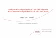 Analytical Comparison of CoCrMo Implant Passivation … · ASTM A967-05 Nitric acid passivation utilizes a solution containing 20-45 percent of nitric acid for 20-30 minutes at temperatures