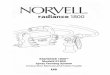 Norvell Radiance 1800 Instructions Manual & Users … · RADIANCE 1800 Congratulations on purchasing a Norvell Skin Solutions, LLC Spray Tanning System. This product has been specially