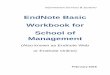 EndNote Basic Workbook for School of Management .EndNote Basic Workbook for School of ... Complete