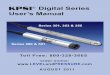 KPSI Digital Series User’s Manual - Test & … · KPSI® Digital Series User’s Manual Series 351, ... The KPSI ® 500 Series and KPSI ... and for those installations where users