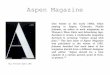 Aspen Magazine - Hofstra University · Aymon De Sales, “Musical Scores and Glyphs,” single sheet, 25 3/4 x 11 in., Aspen . 9 (1971). Courtesy of Andrew Stafford, Aspen: The Multimedia