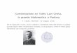 Conversazione su Tullio Levi Civita, la grande …cardin/Titolo-e-Abstract.pdf · lavoro di Levi Civita, in cui l’autore loda senza reticenza il ‘tedesco’ Einstein ... a Enriques,