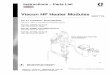 308771E Viscon HP Heater Modules - Graco Inc.€¦ · Instructions – Parts List ˘ ˇˆ ˘˙ ˝˝ Viscon HP Heater Modules For 3:1 President Pump Modules