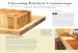 Choosing Kitchen Countertops - finehomebuilding.com · (217) 347-7701 The Hartwood Lumber Co. (800) 798-1269 High style, potentially high maintenance From a design perspective, few