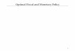 Optimal Fiscal and Monetary Policy - Northwestern …faculty.wcas.northwestern.edu/~lchrist/course/ramseyhandout.pdf · • Most Basic Policy Question: ... Williams (2005), and References