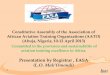 Presentation by Registrar , EASA (L.O. Mak’Omondi) Assembly, Abuja... · Presentation by Registrar , EASA ... Student Governing rules and regulations Quality Instruments . 7 
