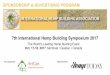 SPONSORSHIP & ADVERTISING PROGRAM 7th … · 7th International Hemp Building Symposium 2017 ... & ADVERTISING PROGRAM ... 7th International Hemp Building Symposium